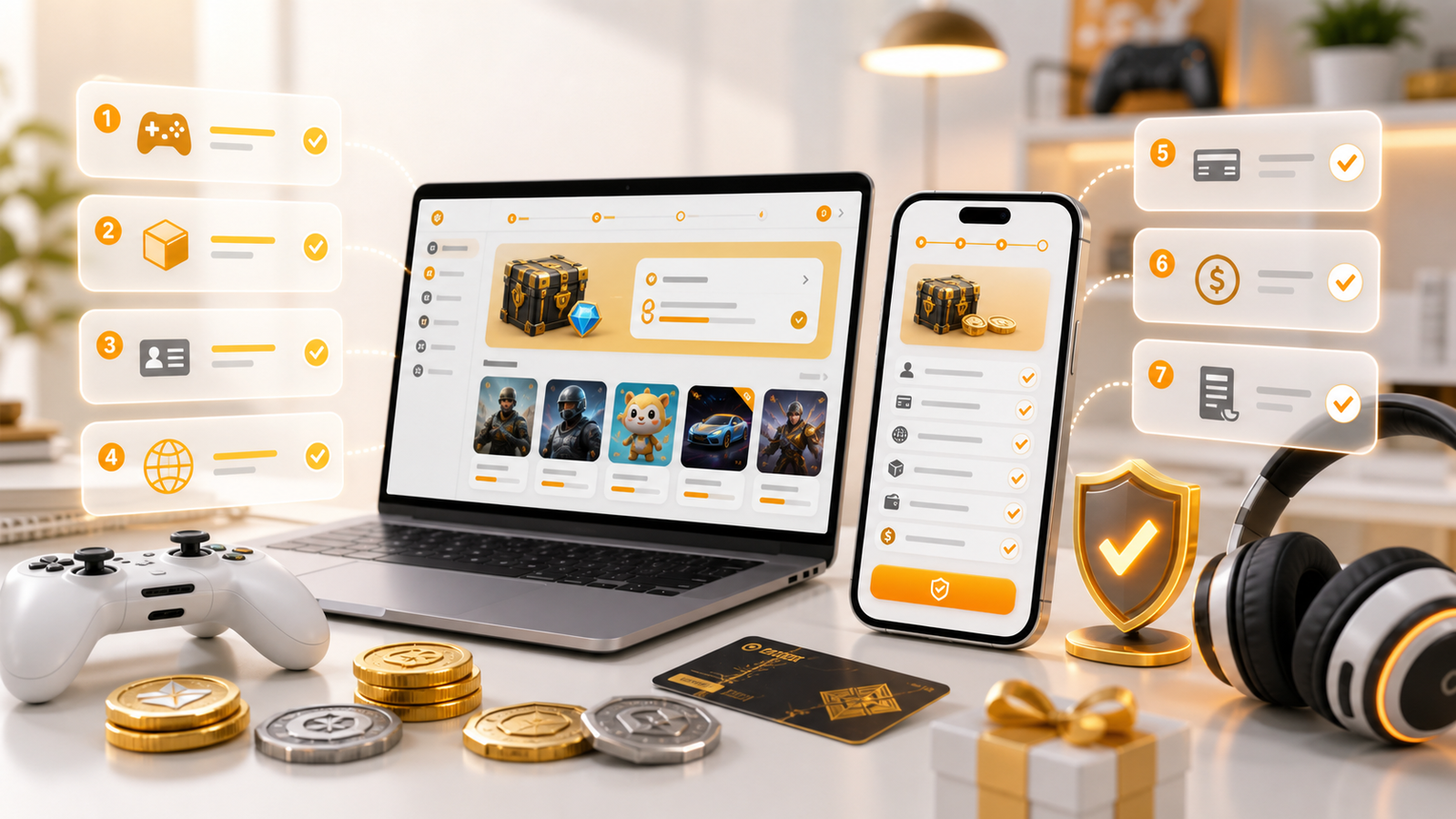 Professional seven point checklist for choosing a safe game top up platform