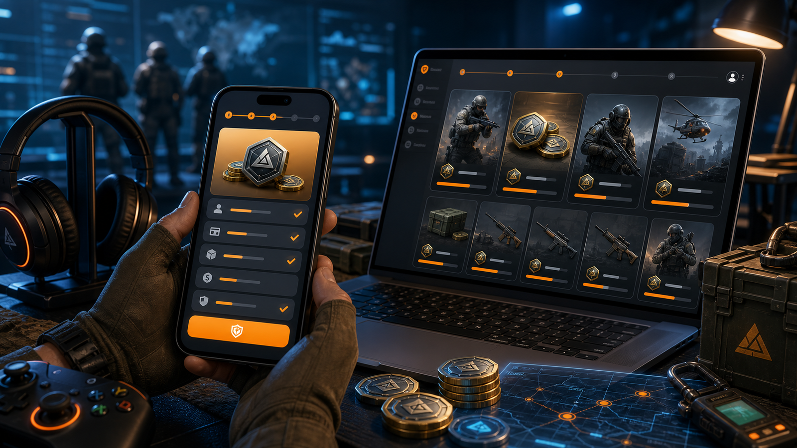 Delta Force top up detail review with Delta Coins player ID and checkout checks